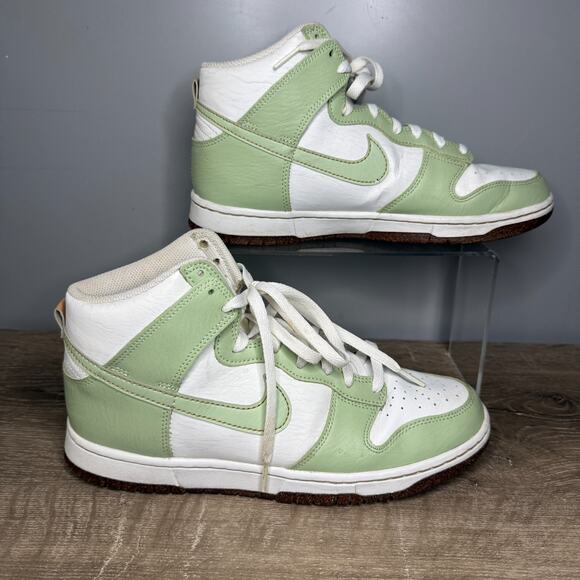 Nike Dunk High SE Mens 9.5 Inspected By Swoosh DQ7680-300 Honeydew White main image 10